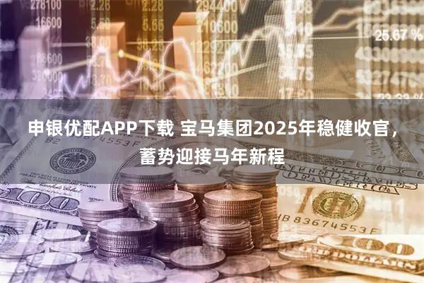 申银优配APP下载 宝马集团2025年稳健收官,蓄势迎接马年新程