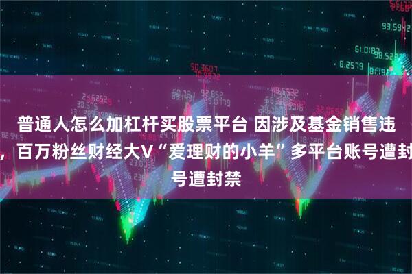 普通人怎么加杠杆买股票平台 因涉及基金销售违规，百万粉丝财经大V“爱理财的小羊”多平台账号遭封禁